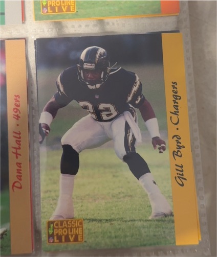 1993 Classic Pro Line Live #236 Gill Byrd — front