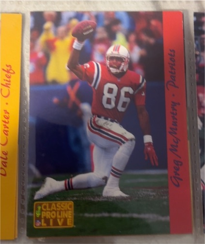 1993 Classic Pro Line Live #169 Greg McMurtry — front