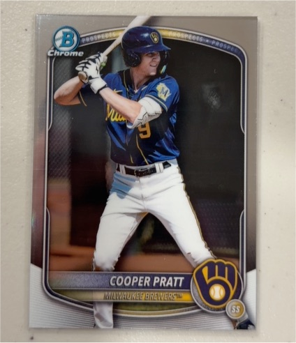 2025 Bowman Draft Chrome #BDC-157 Cooper Pratt — front