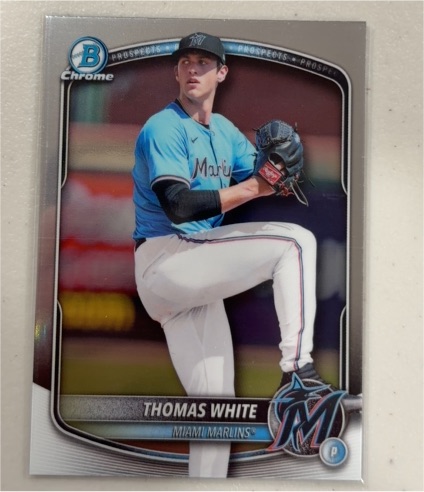 2025 Bowman Draft Chrome #BDC-26 Thomas White — front