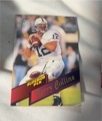 1995 Superior Pix #5 Kerry Collins — front