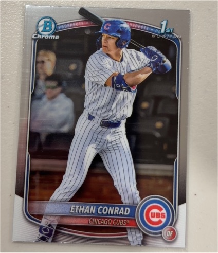 2025 Bowman Draft Chrome #BDC-17 Ethan Conrad — front