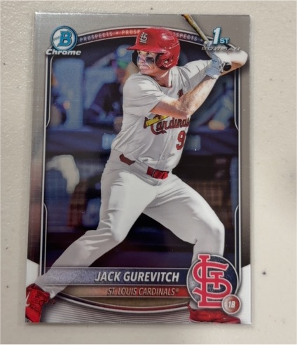 2025 Bowman Draft Chrome #BDC-150 Jack Gurevitch — front