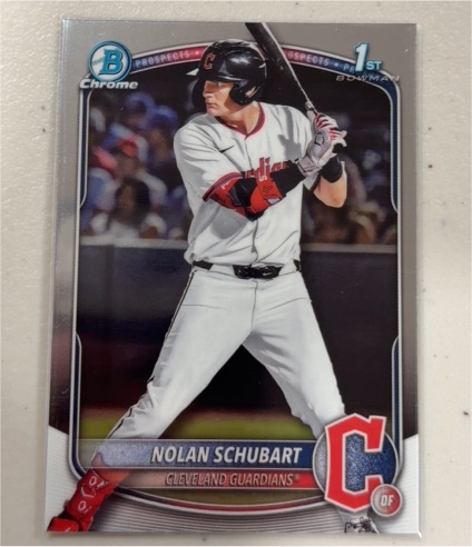 2025 Bowman Draft Chrome #BDC-192 Nolan Schubart — front