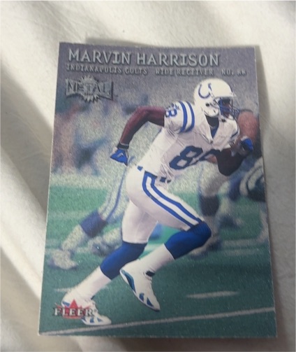 2000 Fleer Metal #13 Marvin Harrison — front