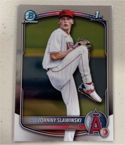 2025 Bowman Draft Chrome #BDC-153 Johnny Slawinski — front