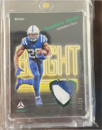 2021 Panini Luminance #BB-JT Jonathan Taylor Bright Beginnings — front
