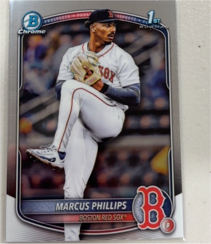 2025 Bowman Draft Chrome #BDC-54 Marcus Phillips — front