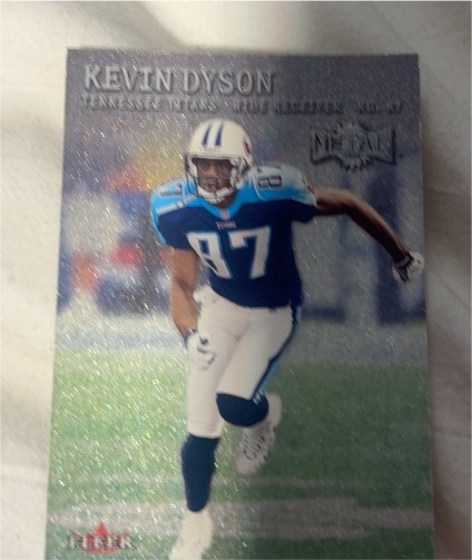 2000 Fleer Metal #52 Kevin Dyson — front
