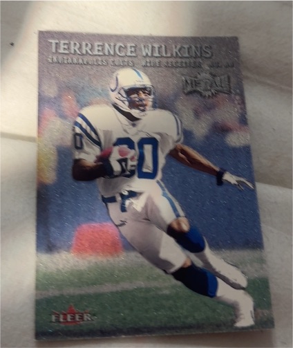 2000 Fleer Metal #37 Terrence Wilkins — front