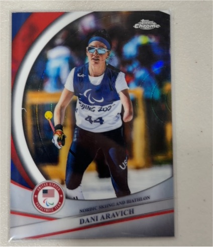2026 Topps Chrome Winter Olympics #129 Dani Aravich — front