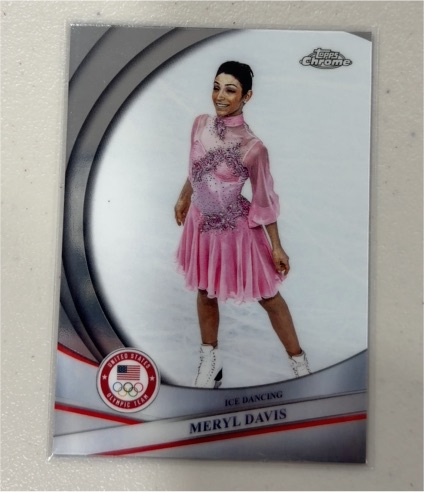 2026 Topps Chrome Winter Olympics #58 Meryl Davis — front