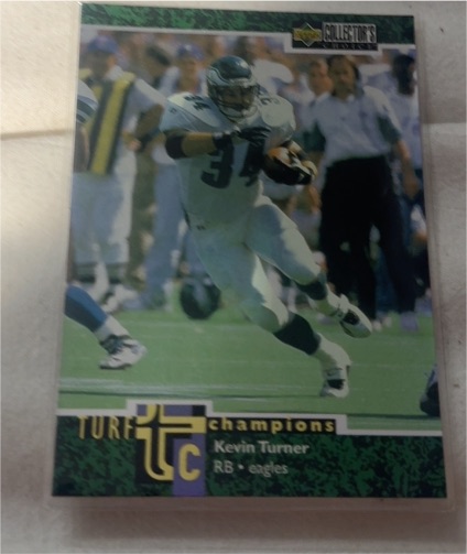 1997 Upper Deck Collector's Choice Turf Champions #TC9 Kevin Turner — front