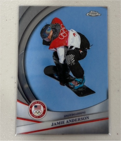 2026 Topps Chrome #128 Jamie Anderson — front