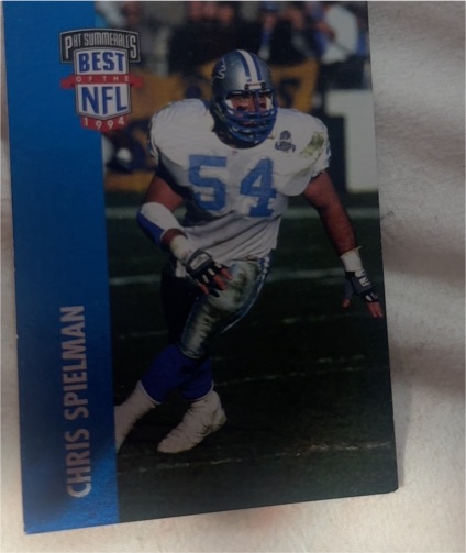 1994 Playoff Pat Summerall's Best of the NFL #280 Chris Spielman — front