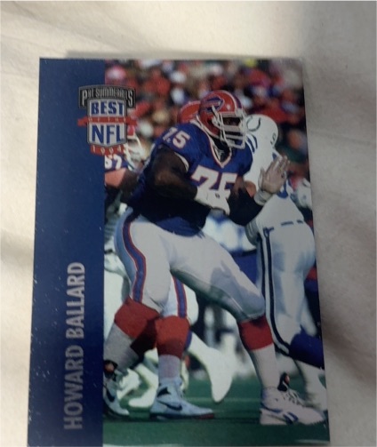 1994 Playoff #270 Howard Ballard Buffalo Bills Football — front