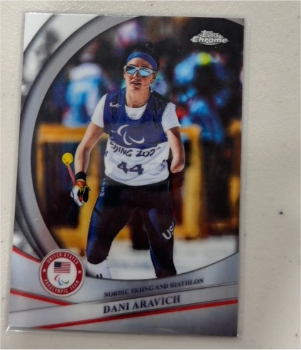 2026 Topps Chrome Winter Olympics #129 Dani Aravich — front