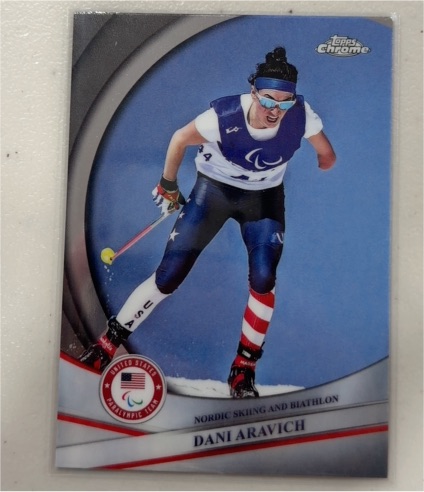 2026 Topps Chrome U.S. Winter Olympic #29 Dani Aravich — front