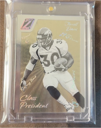 2022 Panini Zenith #CP-1995 Terrell Davis Class President — front