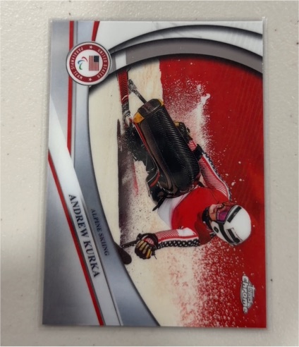 2026 Topps Chrome U.S. Winter Olympics #180 Andrew Kurka — front