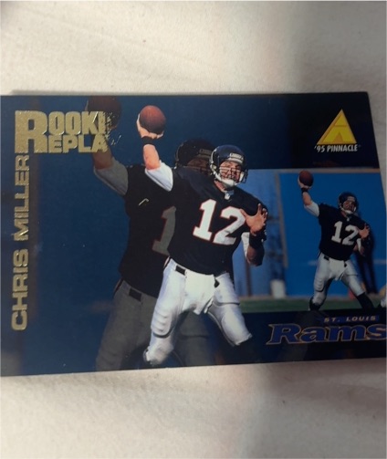 1995 Pinnacle Club Collection #161 Chris Miller — front