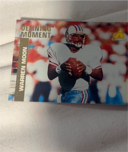 1995 Pinnacle Club Collection #180 Warren Moon — front