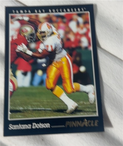 1993 Pinnacle #299 Santana Dotson — front
