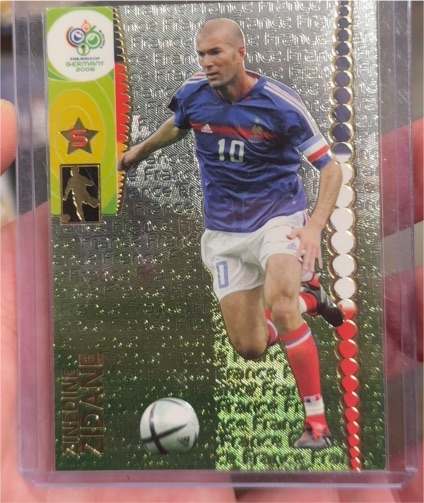 2006 Panini World Cup #106 Zinedine Zidane — front