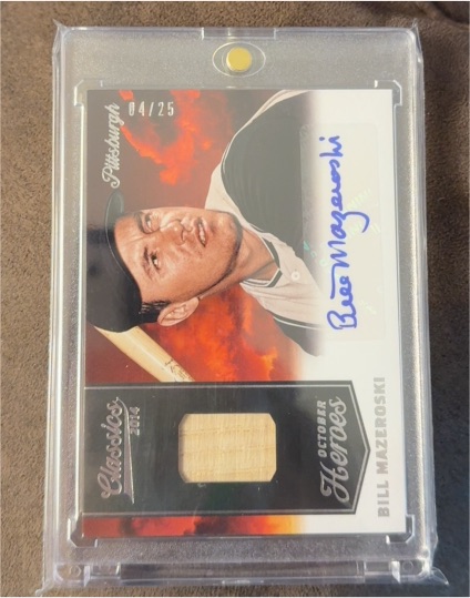 2014 Panini Classics October Heroes #04 Bill Mazeroski — front