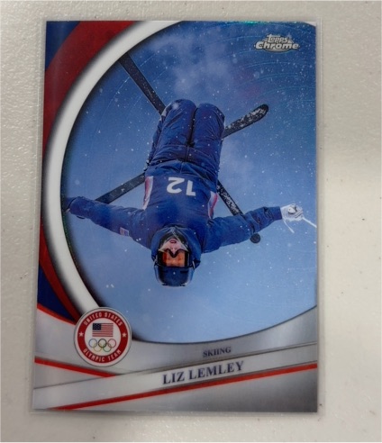2026 Topps Chrome US Winter Olympics #165 Liz Lemley — front
