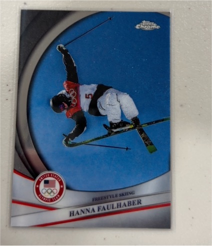 2026 Topps Chrome U.S. Winter Olympic #159 Hanna Faulhaber — front
