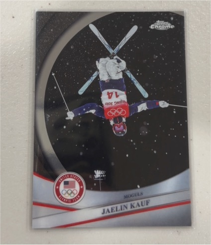 2026 Topps Chrome U.S. Winter Olympic #8 Jaelin Kauf — front