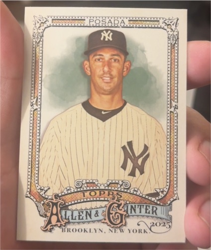 2025 Topps Allen & Ginter #182 Jorge Posada — front