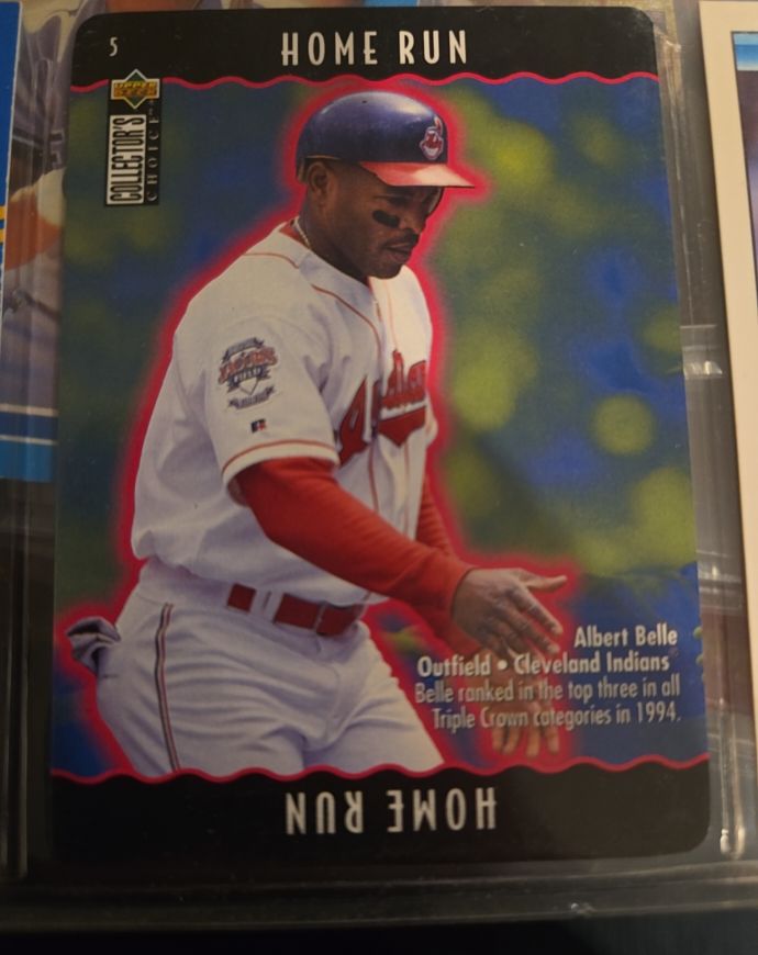 1996 Upper Deck Collector's Choice #5 Albert Belle — front
