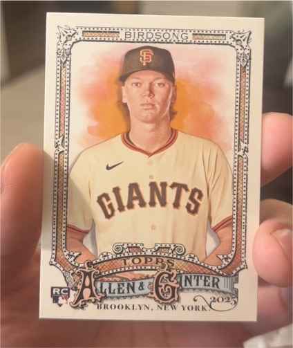 2025 Topps Allen & Ginter #241 Hayden Birdsong — front