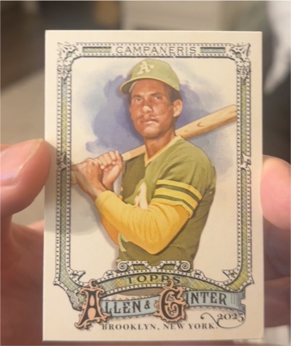 2025 Topps Allen & Ginter #284 Bert Campaneris — front
