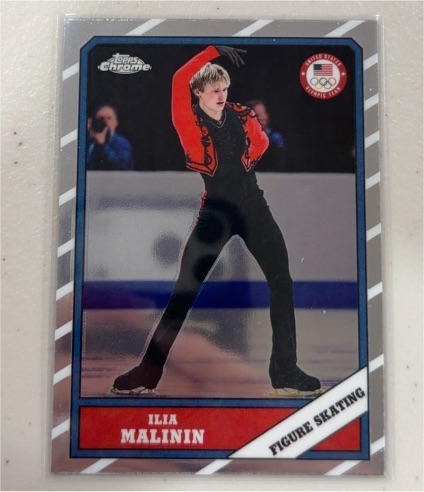 2026 Topps Chrome Winter Olympics #T86-3 Ilia Malinin — front