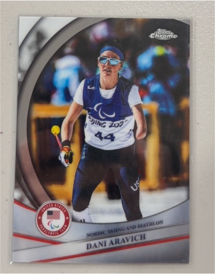 2026 Topps Chrome Winter Olympics #129 Dani Aravich — front