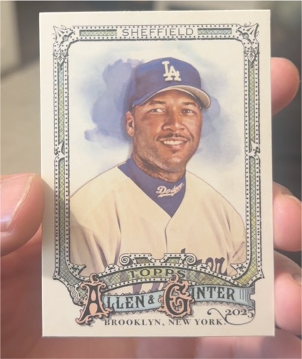 2025 Topps Allen & Ginter #191 Gary Sheffield — front