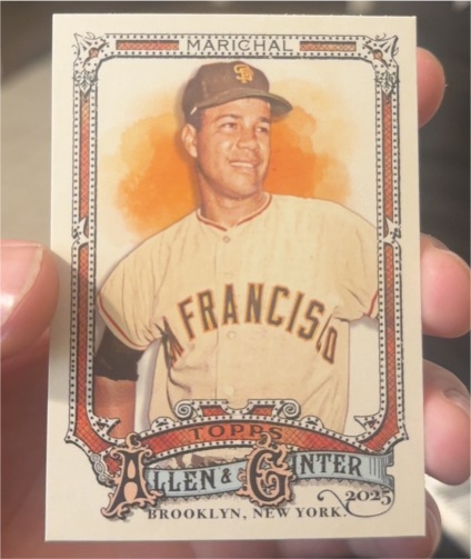 2025 Topps Allen & Ginter #334 Juan Marichal — front
