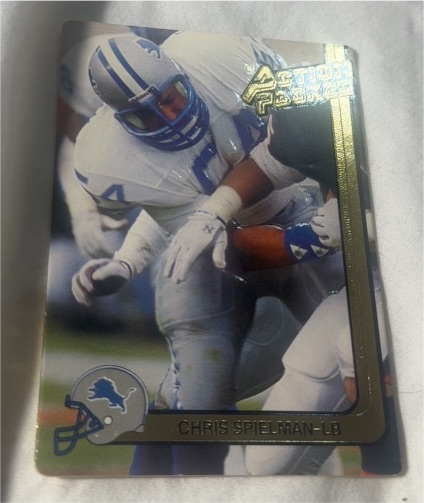 1991 Action Packed #79 Chris Spielman — front