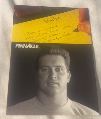 1991 Pinnacle #412 Ron Wolfley Phoenix Cardinals — front
