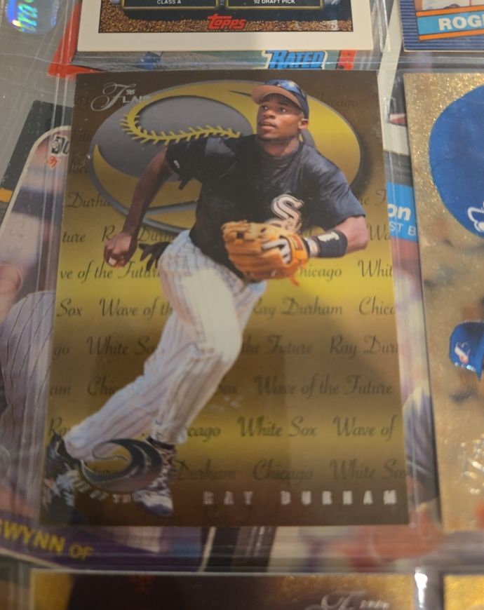 1995 Flair Wave of the Future #4 Ray Durham — front