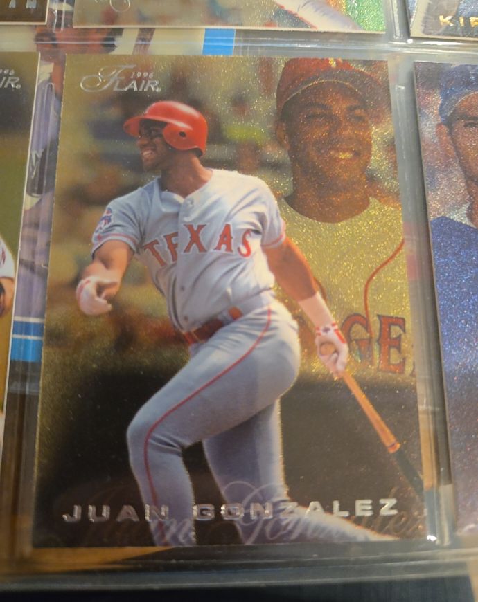 1996 Flair #169 Juan Gonzalez — front