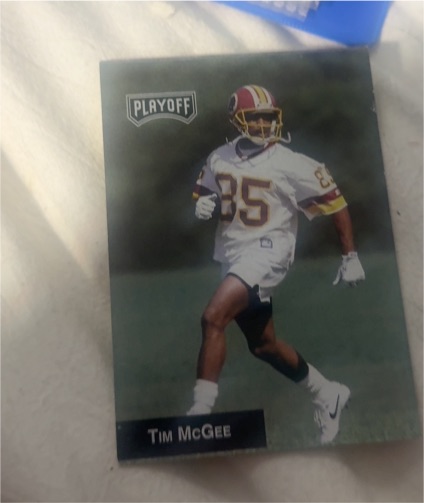 1993 Playoff Football #274 Tim McGee — front