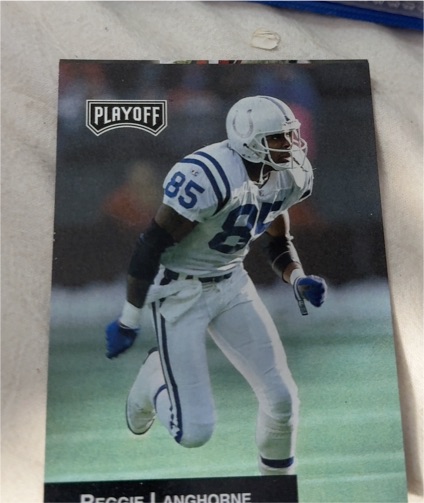 1993 Playoff Football #273 Reggie Langhorne — front