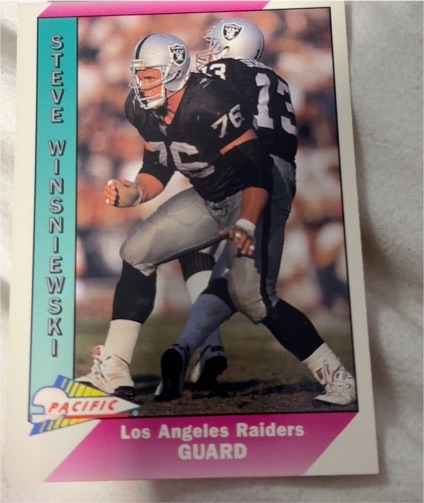 1991 Pacific #244 Steve Wisniewski — front