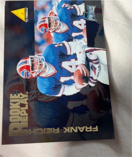 1995 Pinnacle Rookie Replay #260 Frank Reich — front