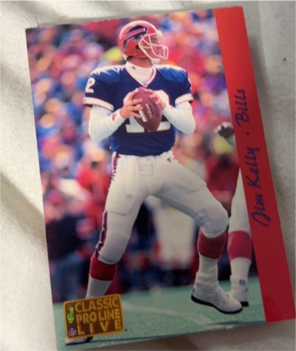 1993 Classic Pro Line Live #13 Jim Kelly — front