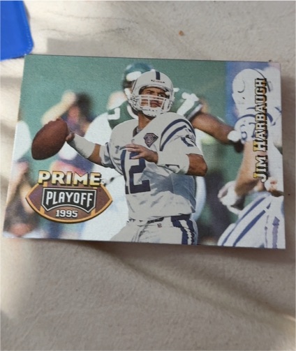 1995 Playoff Prime #148 Jim Harbaugh — front